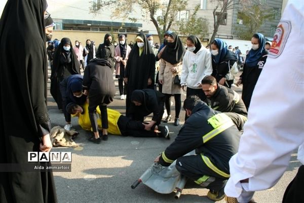 بیست و سومین مانور سراسری زلزله در شهرستان قدس