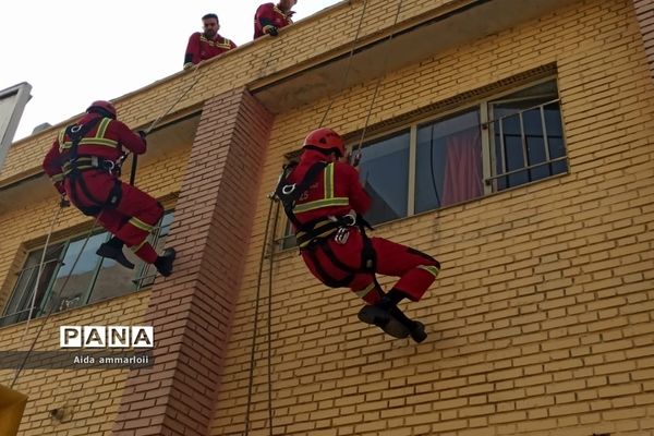 بیست و سومین مانور سراسری زلزله در شهرستان قدس