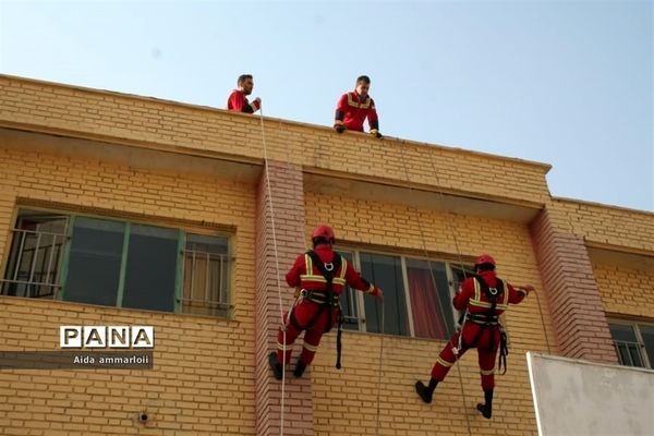 بیست و سومین مانور سراسری زلزله در شهرستان قدس