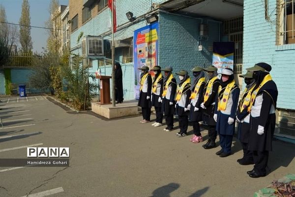 برگزاری مانور زلزله و ایمنی در مدارس منطقه ۲ تهران