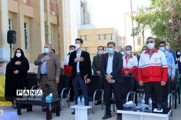 مانور سراسری زلزله و ایمنی در مدارس بوشهر
