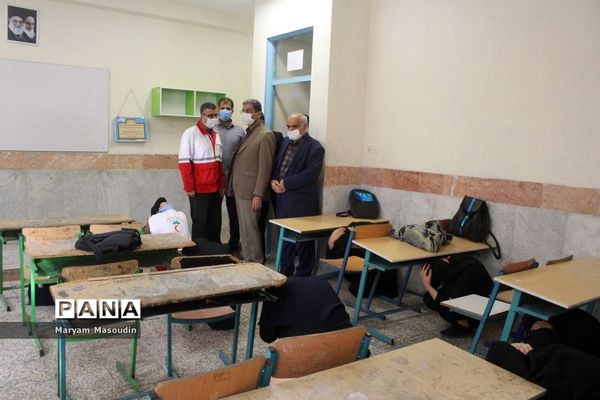 مانور سراسری زلزله و ایمنی در مدارس بوشهر