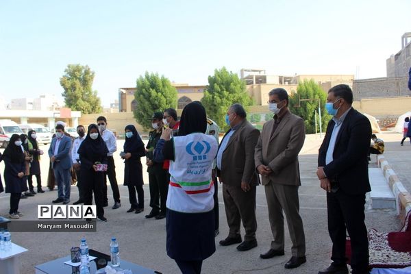 مانور سراسری زلزله و ایمنی در مدارس بوشهر
