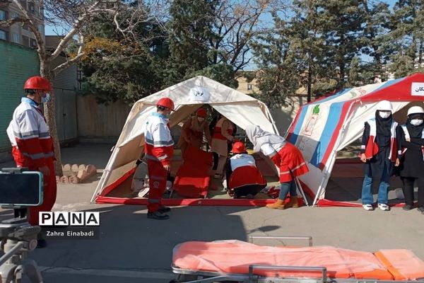 بیست و سومین مانور سراسری زلزله در شهرستان ملارد