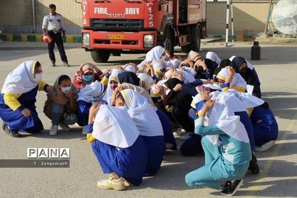 مانور سراسری زلزله و ایمنی در آببخش