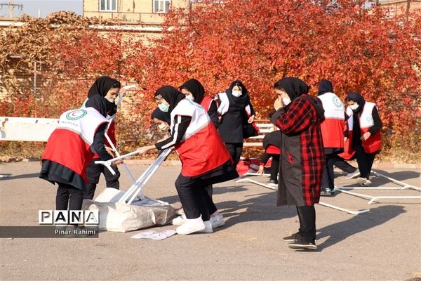 بیست و سومین مانور سراسری زلزله در تبریز (۱)