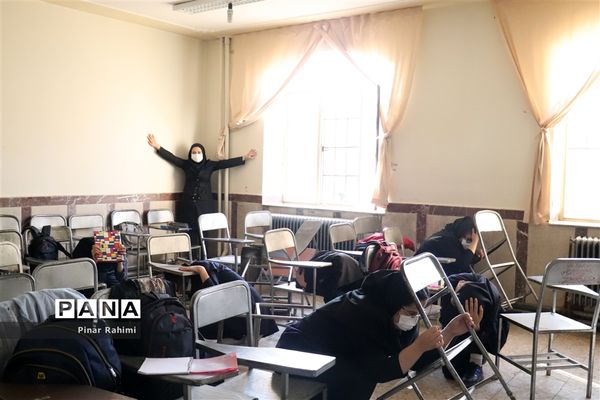 بیست و سومین مانور سراسری زلزله در تبریز (۱)