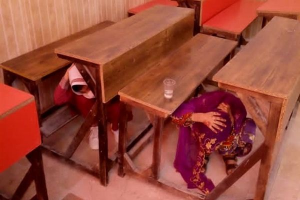 مانور سراسری زلزله در مدارس چابهار