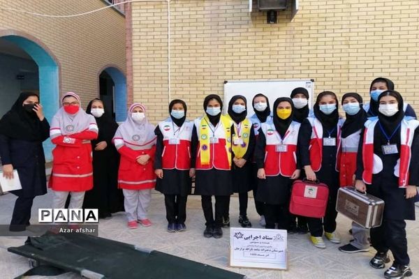 مانور زلزله و ایمنی در مدارس دشتستان