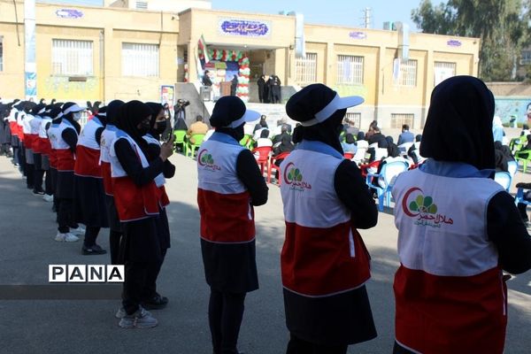 مانور زلزله و ایمنی در دبیرستان امامت قم