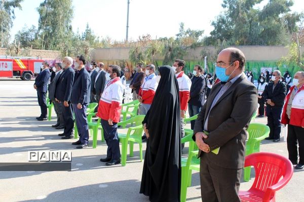 مانور زلزله و ایمنی در دبیرستان امامت قم