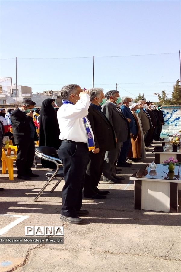 بیست و سومین مانور زلزله در دبیرستان دخترانه هاجر