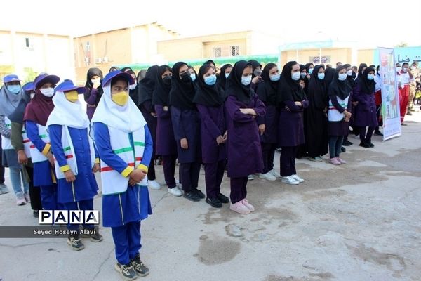 مانور زلزله و ایمنی در مدارس شهرستان دشتی