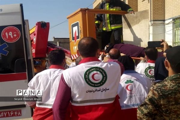 مانور زلزله و ایمنی در مدارس شهرستان دشتی