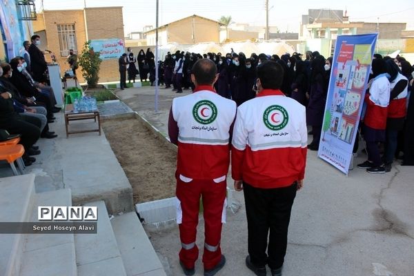 مانور زلزله و ایمنی در مدارس شهرستان دشتی