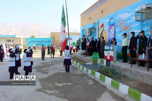 مانور زلزله و ایمنی در مدارس شهرستان دشتی