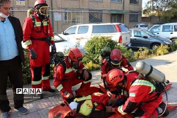برگزاری مانور زلزله و ایمنی در قزوین