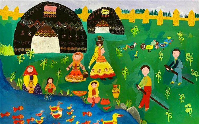 درخشش عضو کانون پرورش فکری کودکان و نوجوانان اردبیل در مسابقه بین المللی نقاشی رومانی