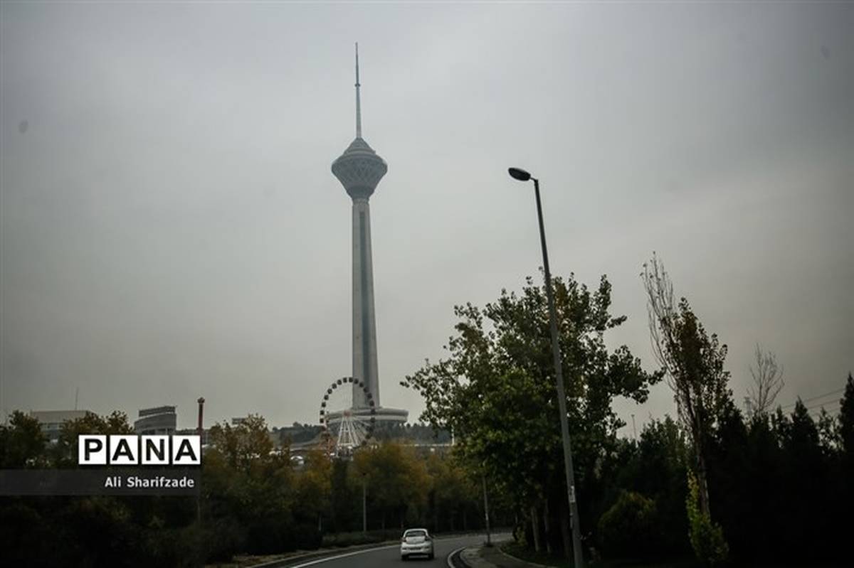 آلودگی هوای تهران طی امروز