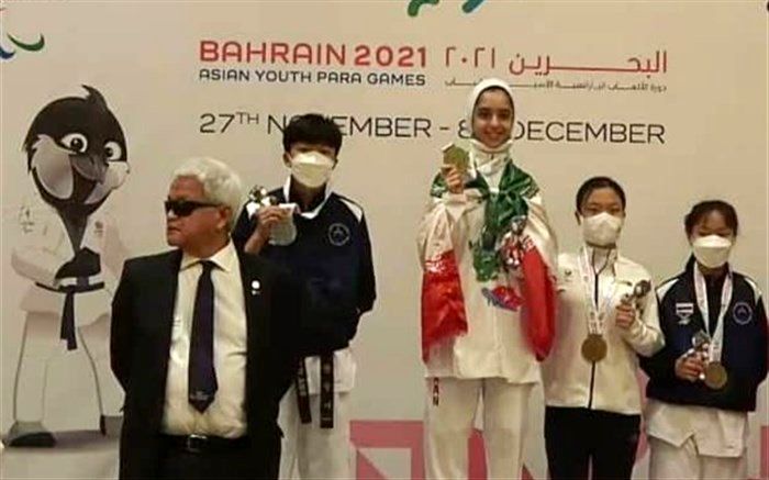 دختر پاراتکواندوکار گیلانی  به مدال  طلا  دست یافت