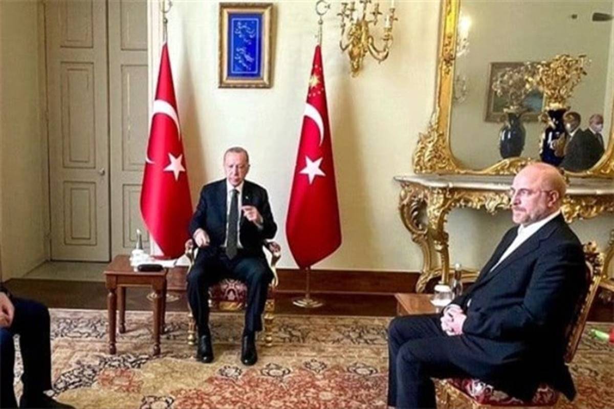 محمدباقر قالیباف با اردوغان دیدار کرد