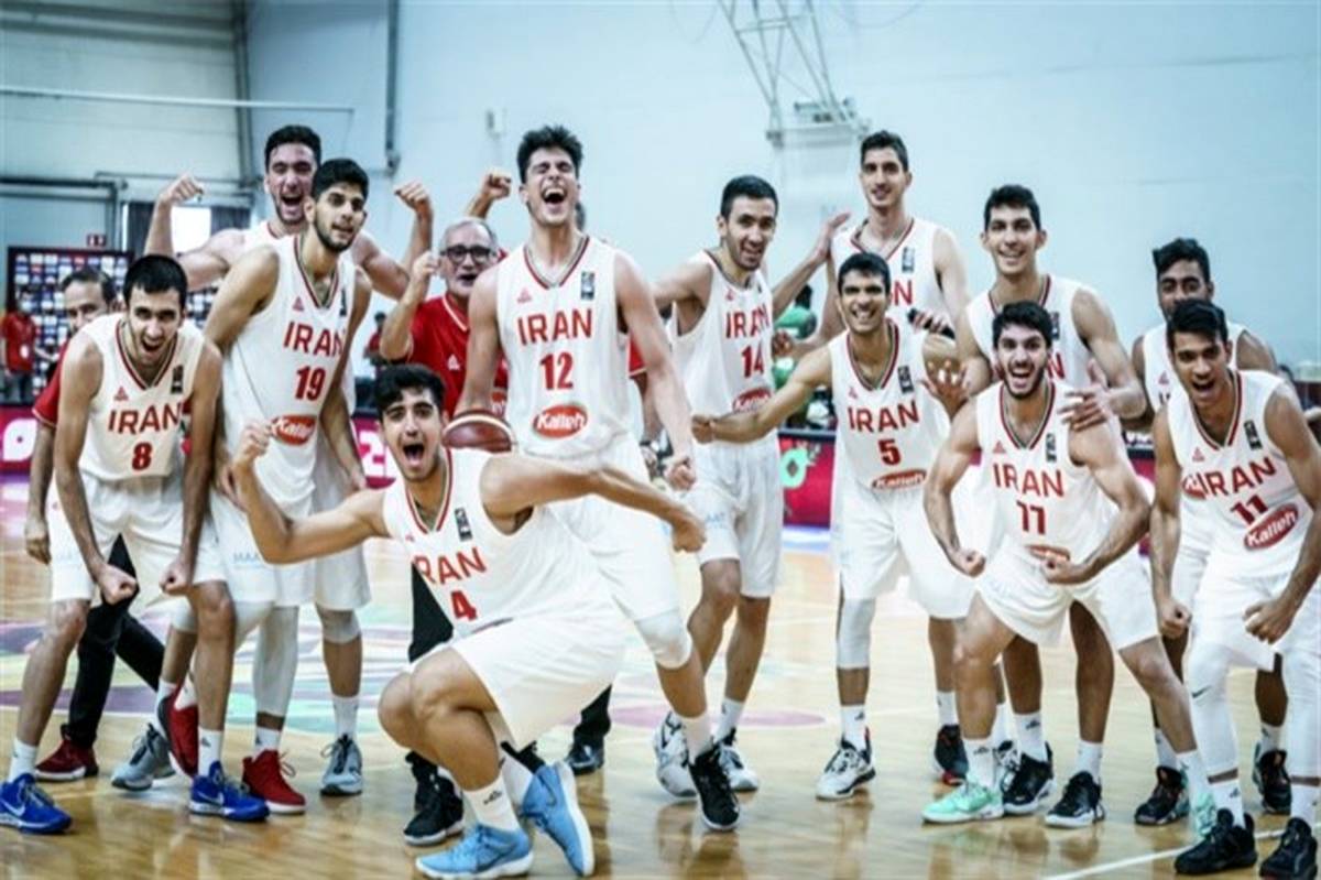 سقوط یک رتبه‌ای تیم ملی بسکتبال ایران