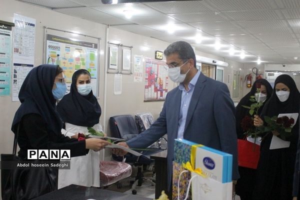تقدیر مدیرکل و معاونان آموزش و پرورش استان بوشهر از پرستاران در روز پرستار