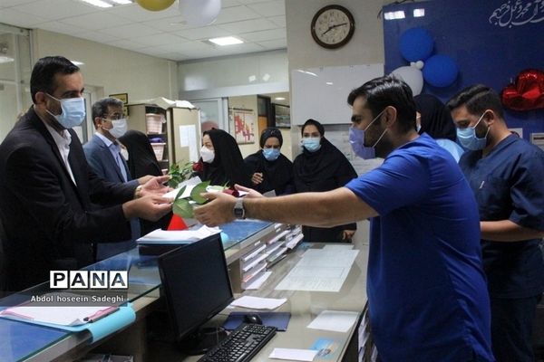 تقدیر مدیرکل و معاونان آموزش و پرورش استان بوشهر از پرستاران در روز پرستار