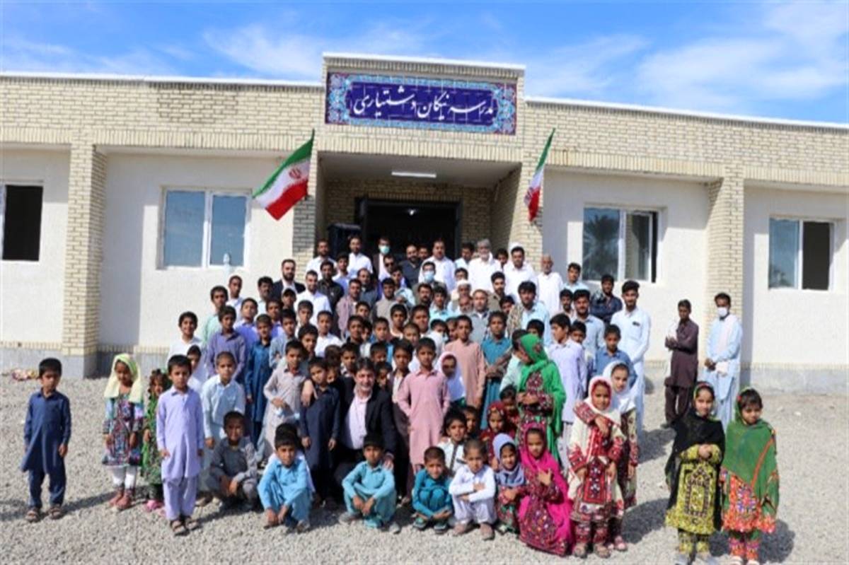 مدرسه ۶ کلاسه در روستای خدابخش ترکانی از توابع چابهار افتتاح شد