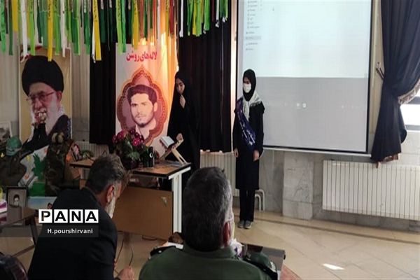مراسم یادواره شهدا و طرح لاله‌های روشن