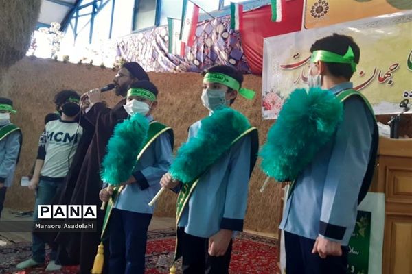 میثاق با حضرت مهدی ( عج الله ) در مدارس شهرستان آباده