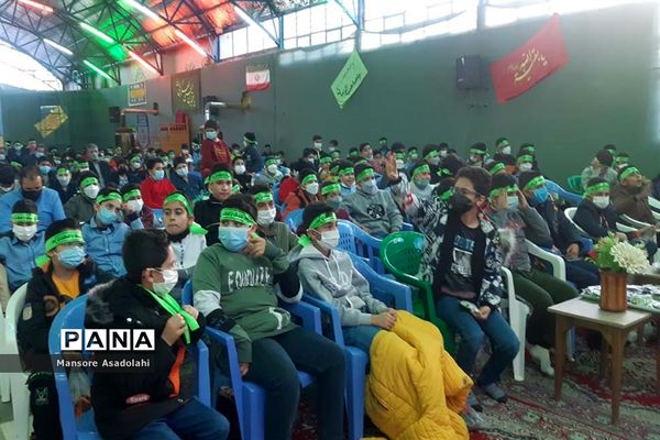 میثاق با حضرت مهدی ( عج الله ) در مدارس شهرستان آباده
