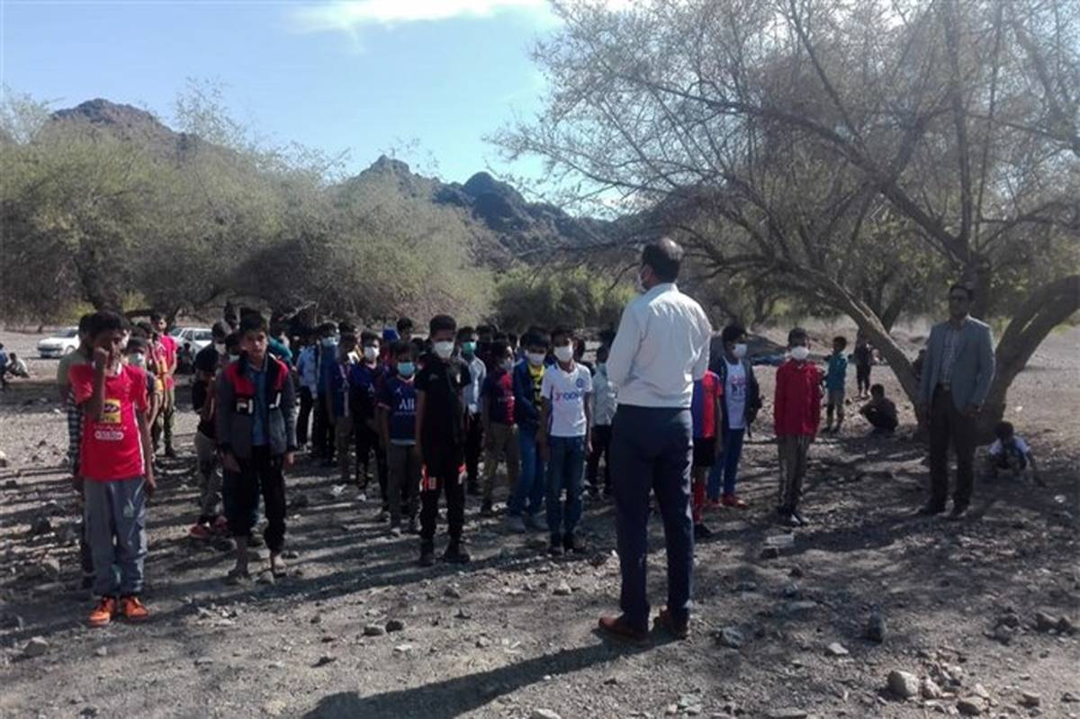 برگزاری اردوی تشکیلاتی پیشتازان در بخش جغین  شهرستان رودان