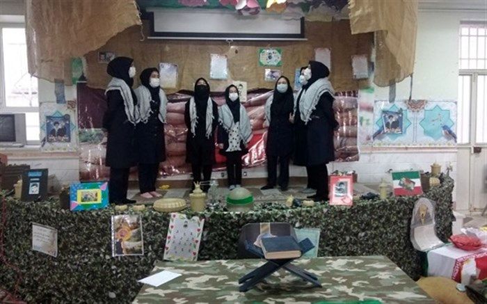 برگزاری یادواره شهدا در دبیرستان شهید خدابخشی قم