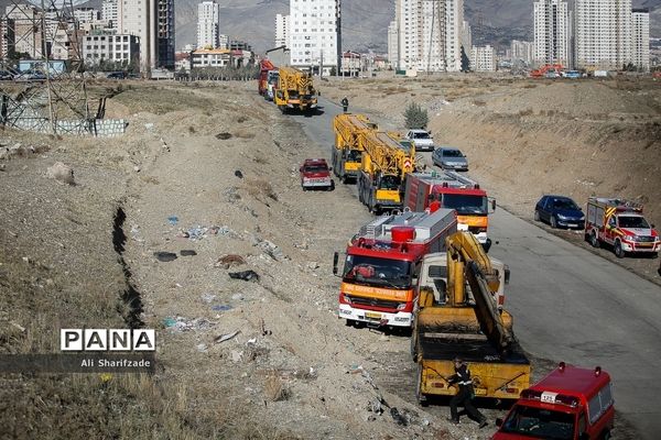 حادثه برخورد دو دستگاه قطار مترو کرج - تهران