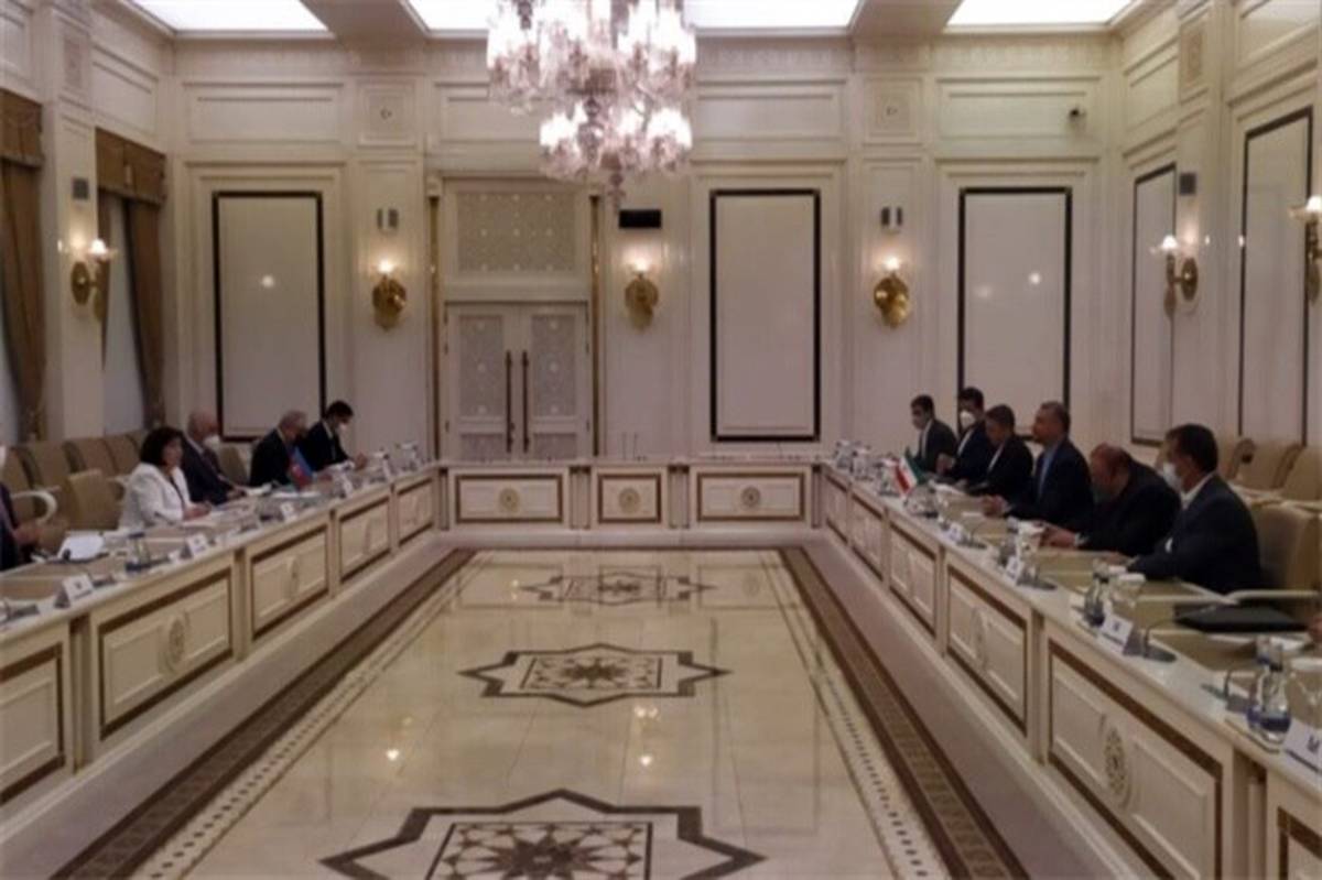 گفت‌وگوی وزیرامورخارجه ایران بارئیس پارلمان جمهوری آذربایجان