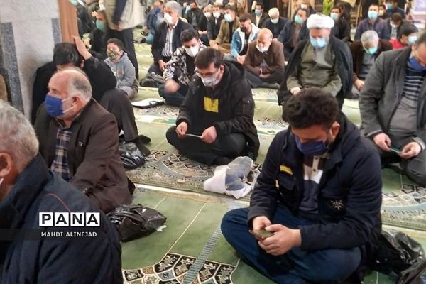 آیین نماز جمعه شهرستان پردیس در مسجد الغدیر