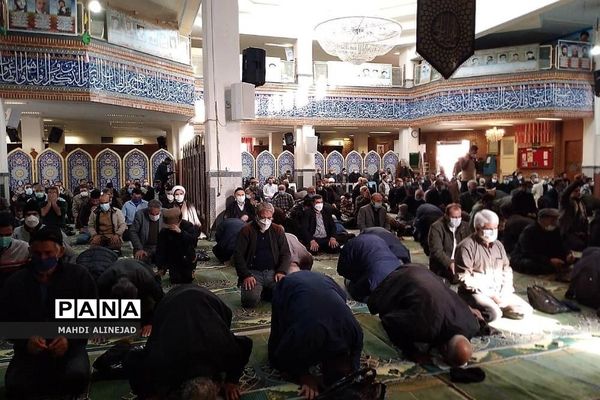 آیین نماز جمعه شهرستان پردیس در مسجد الغدیر