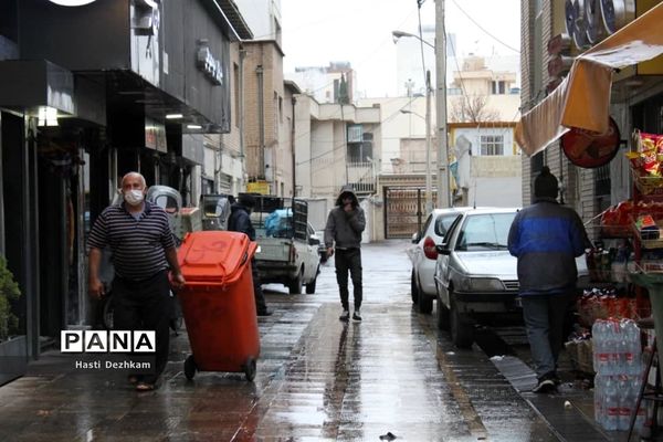 طراوت زمستانی شیراز پس از بارش نخستین باران فصلی