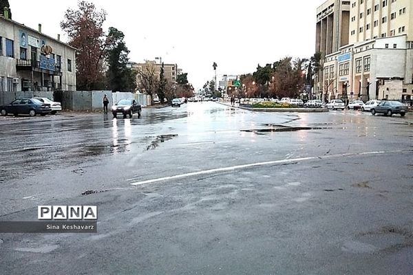 طراوت زمستانی شیراز پس از بارش نخستین باران فصلی