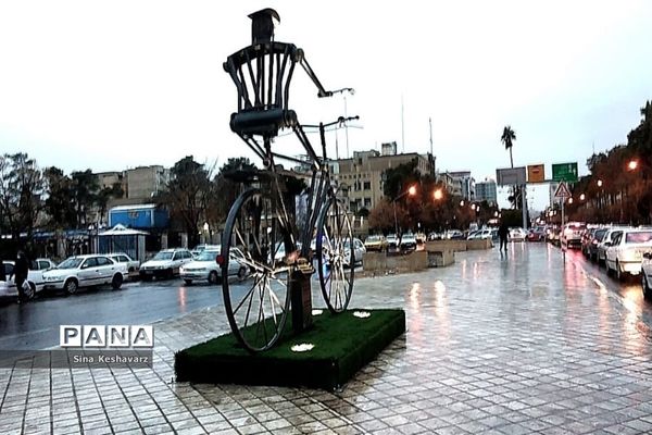 طراوت زمستانی شیراز پس از بارش نخستین باران فصلی