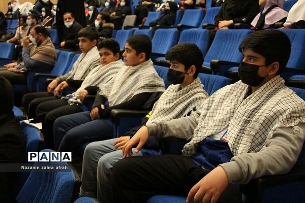 گردهمایی دانش‌آموزان بسیجی در دومین سالگرد شهادت حاج قاسم سلیمانی