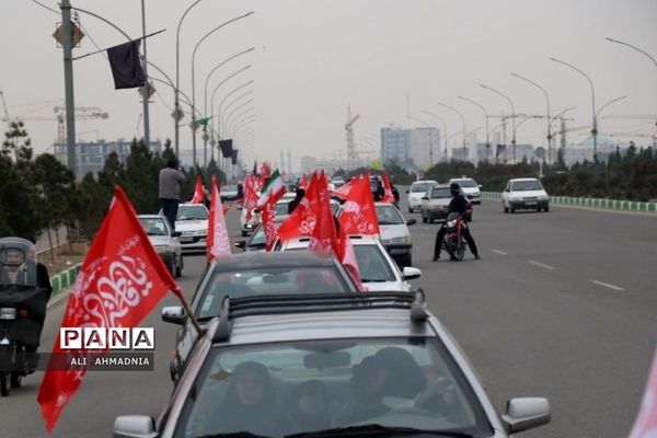 کاروان خودرویی به مناسبت سالگرد شهادت سردار سلیمانی در قم