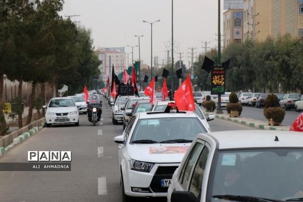 کاروان خودرویی به مناسبت سالگرد شهادت سردار سلیمانی در قم