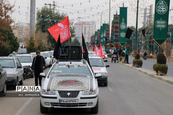 کاروان خودرویی به مناسبت سالگرد شهادت سردار سلیمانی در قم