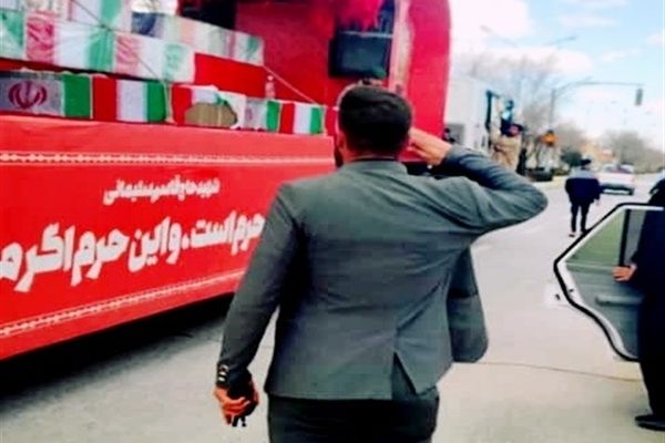 تشییع پیکر شهدای تازه تفحص شده دوران هشت سال دفاع مقدس در چرمهین استان اصفهان