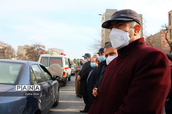 استقبال از پیکرهای مطهر سه شهید گمنام در تبریز