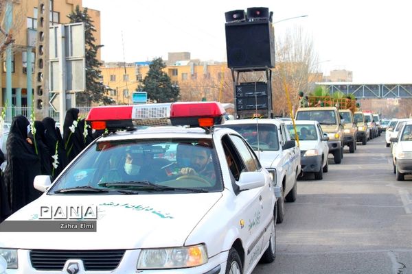 استقبال از پیکرهای مطهر سه شهید گمنام در تبریز