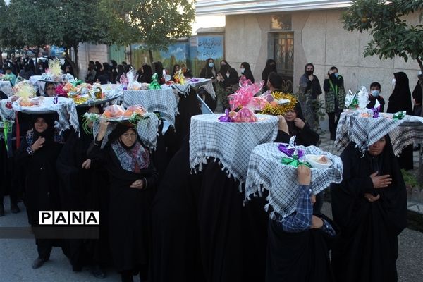 مراسم وداع با شهدای گمنام در شهرستان گلوگاه