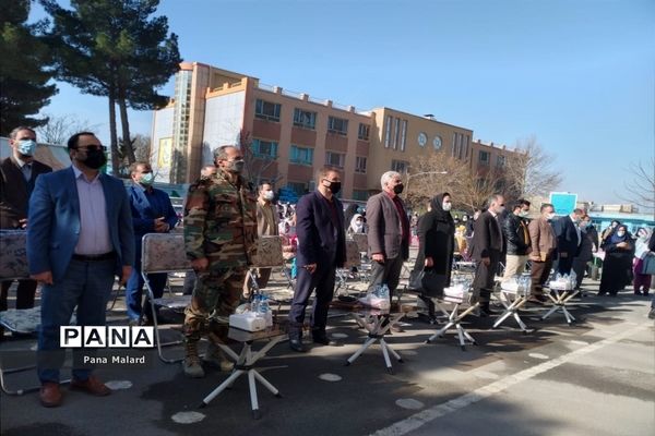 مراسم روز درختکاری و جشن نیکوکاری در مدارس ملارد